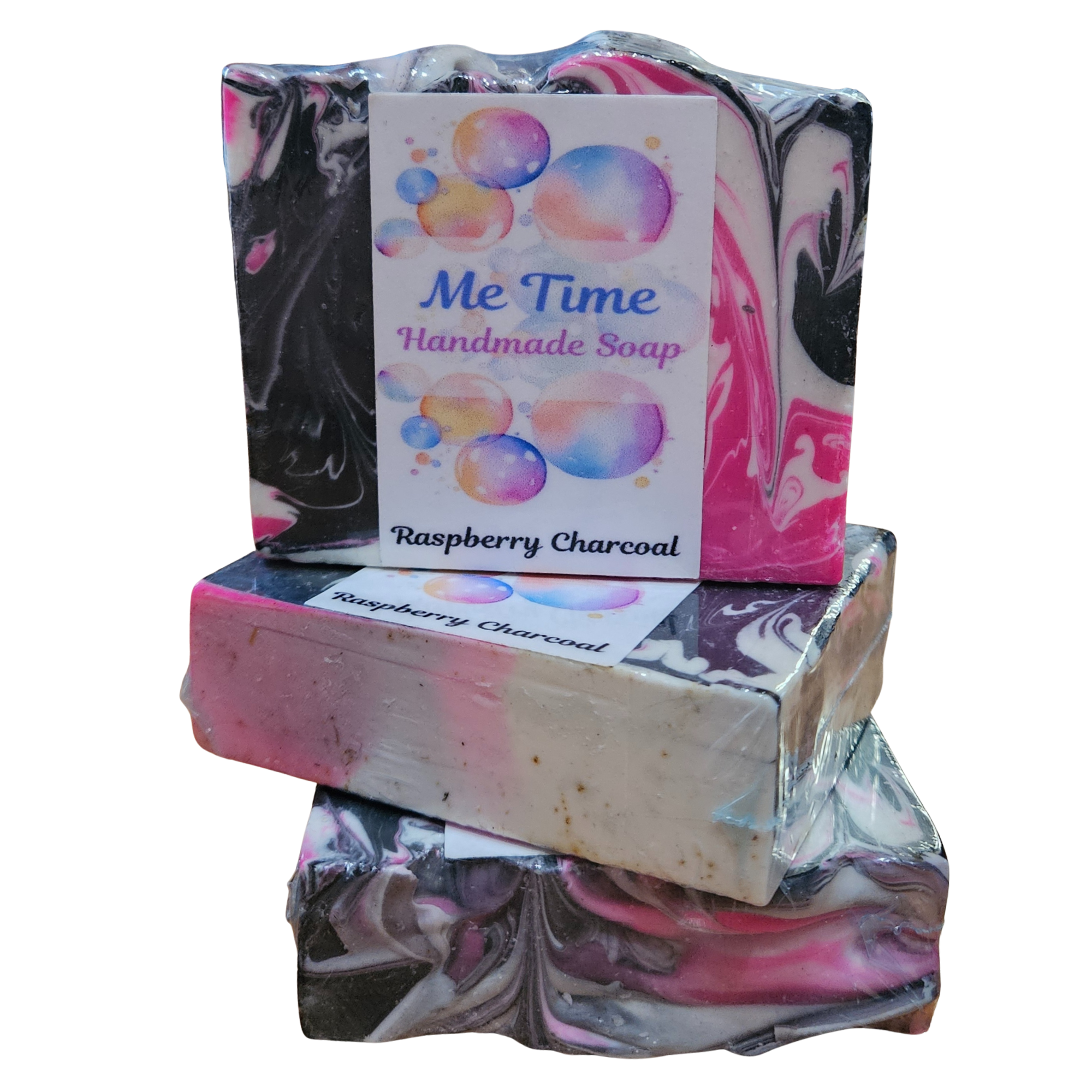 Raspberry Charcoal Soap Bar