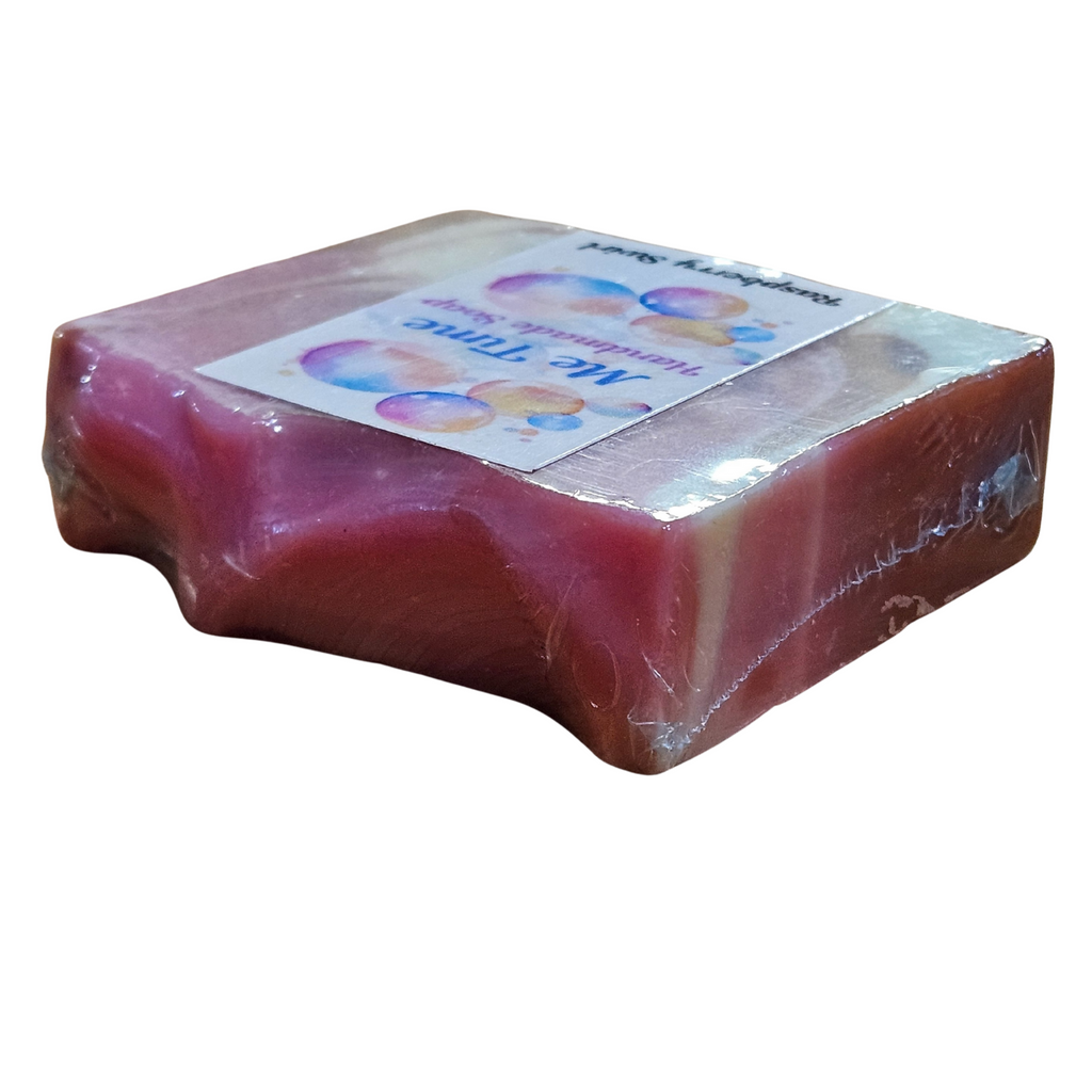 Raspberry Swirl Soap Bar 2