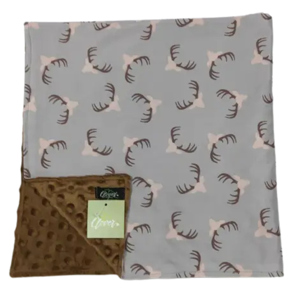 Antler Minky Blanket